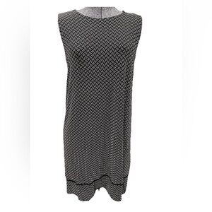 J Jill size small wearever collection sleeveless dress-EUC-stretch 2 tier knit